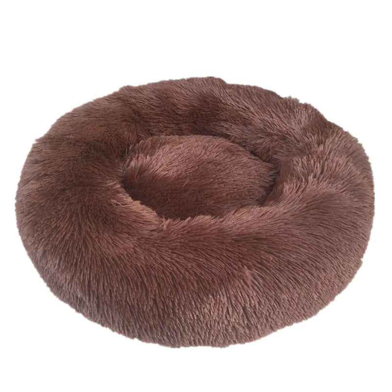 Pet Litter Round Plush Dog Litter Cat Litter Autumn And Winter Pet Bed Dog Pad Cat Pad Pet Pad