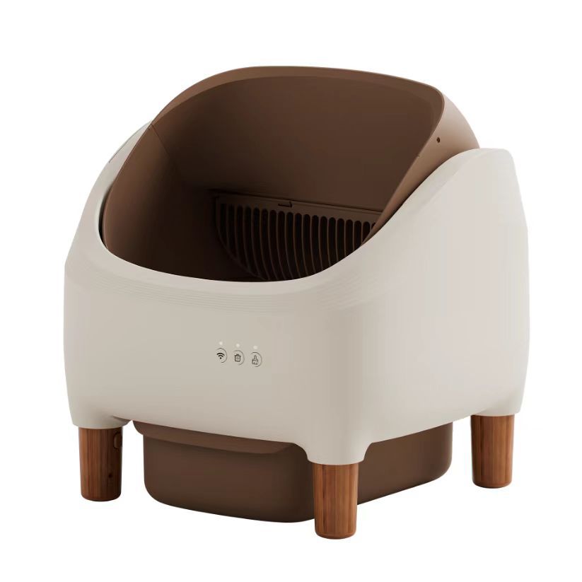 Smart App-Controlled Self-Cleaning Litter Box