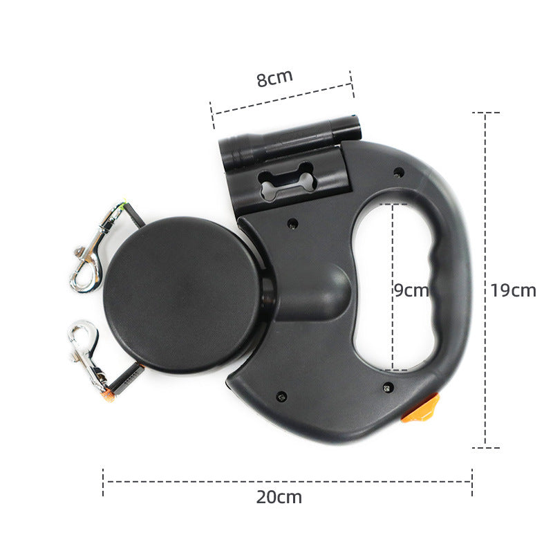 Two-Way Adjustable Pet Leash for Walking & Training