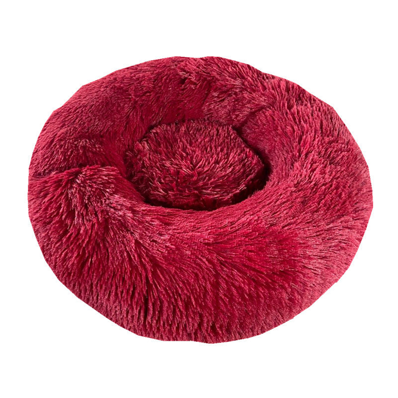 Pet Litter Round Plush Dog Litter Cat Litter Autumn And Winter Pet Bed Dog Pad Cat Pad Pet Pad