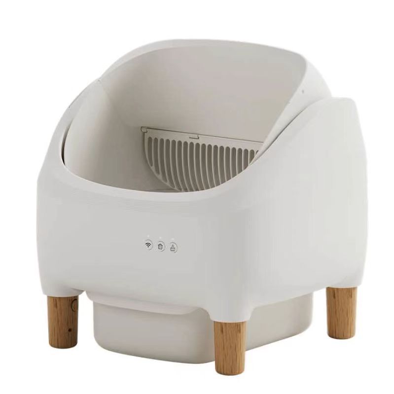 Smart App-Controlled Self-Cleaning Litter Box