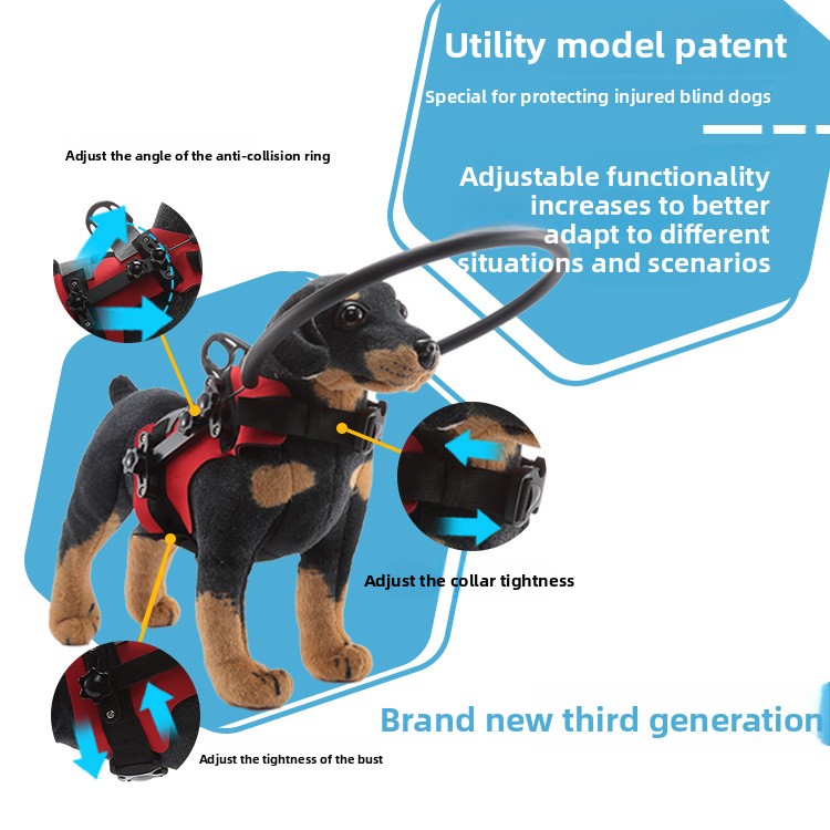 Anti-Collision Halo Guard for Blind & Senior Pets