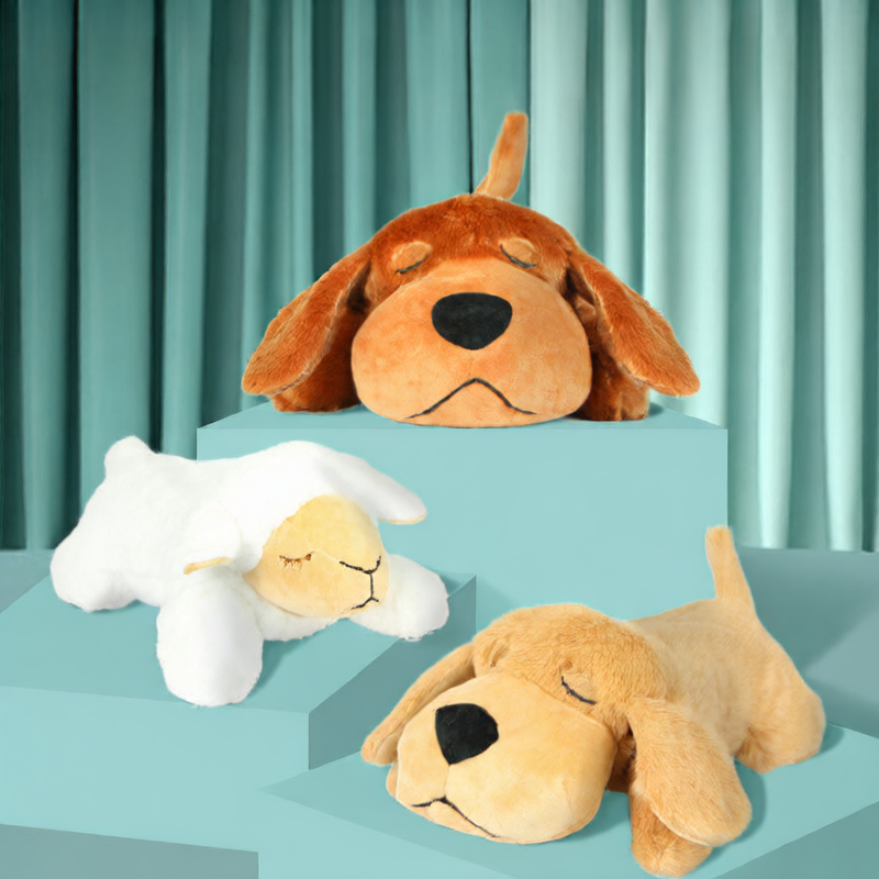 Heartbeat & Heating Calming Toy for Anxious Dogs