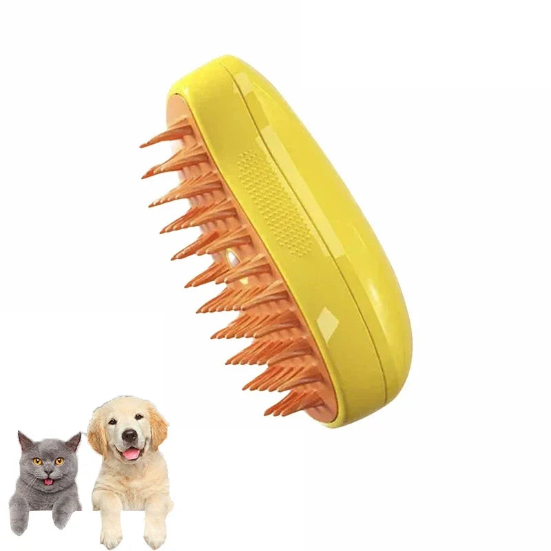 Electric Spray Pet Grooming Brush for Dogs & Cats