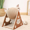 Sisal Cat Scratching Post with Hanging Ball Toy