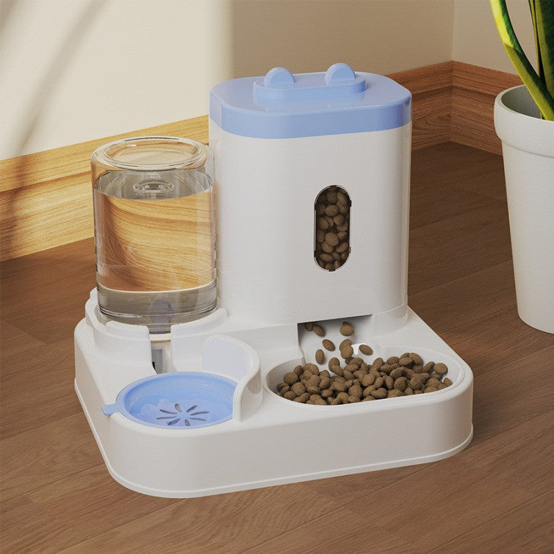 Automatic Pet Feeder & Water Dispenser Bowl