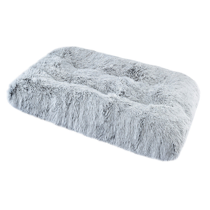 Plush Long-Hair Pet Mat for Cats & Dogs