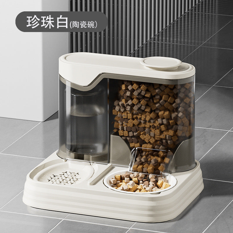 Automatic Pet Feeder & Water Dispenser Bowl