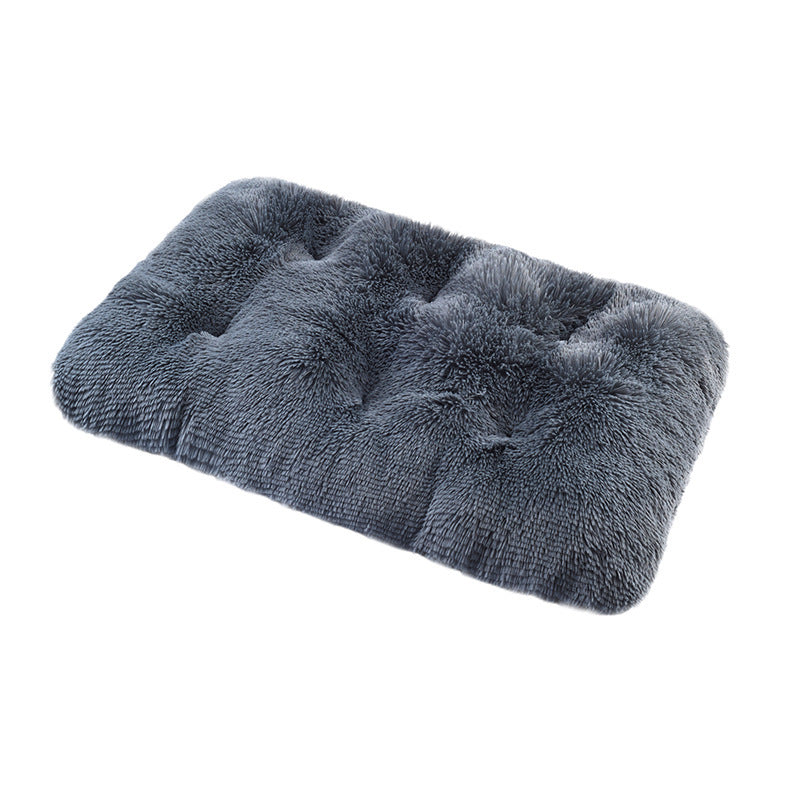 Plush Long-Hair Pet Mat for Cats & Dogs