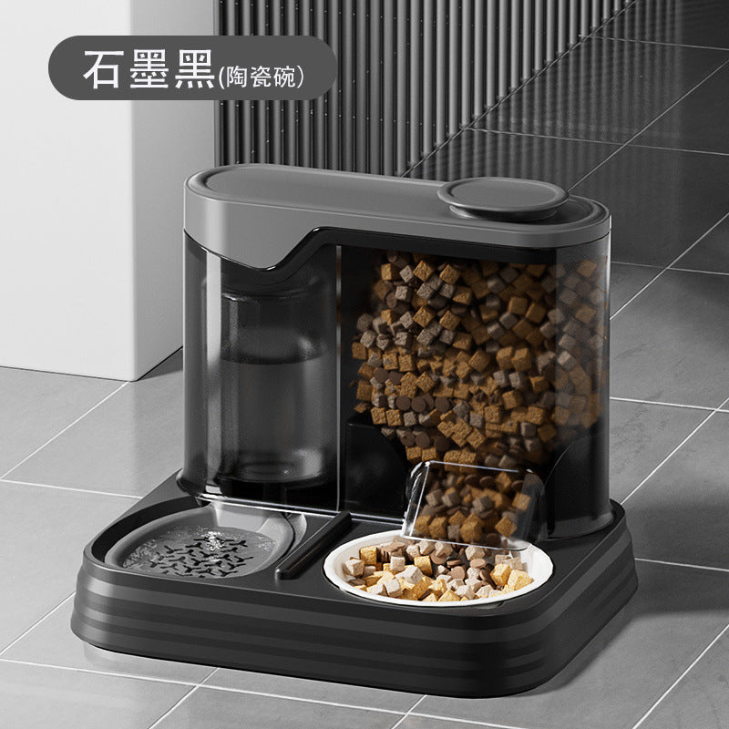 Automatic Pet Feeder & Water Dispenser Bowl