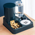 Double Bowl Cat & Dog Feeder with Auto Water Dispenser
