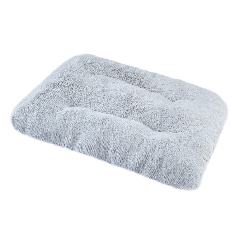 Plush Long-Hair Pet Mat for Cats & Dogs