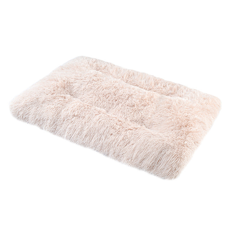 Plush Long-Hair Pet Mat for Cats & Dogs