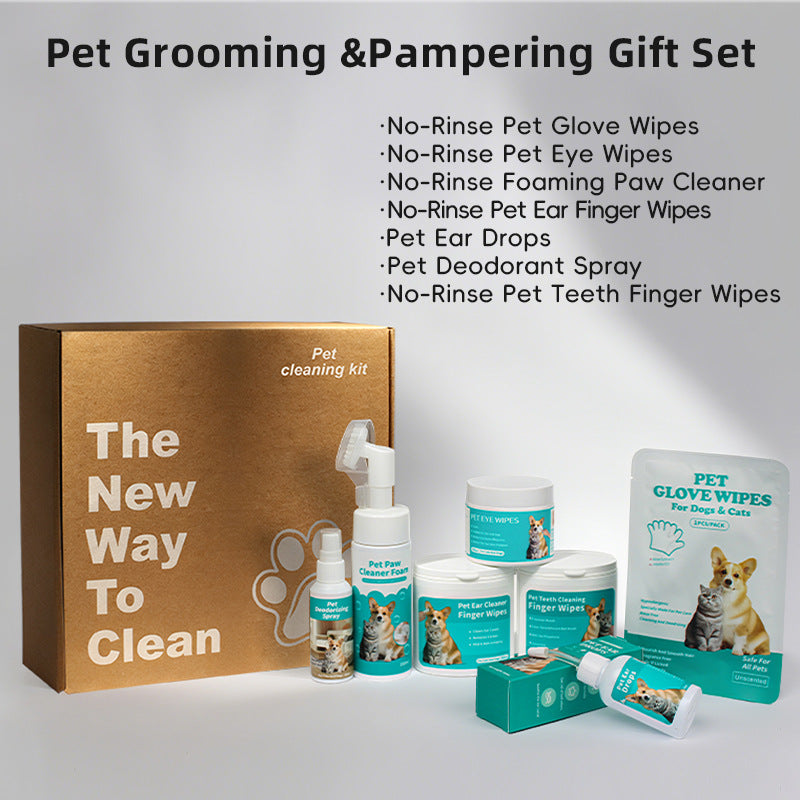 Pet Moisturizing Care Wipes Gift Box for Dogs & Cats