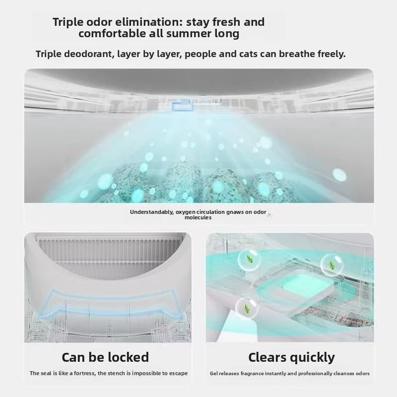 Self-Cleaning Automatic Cat Litter Box