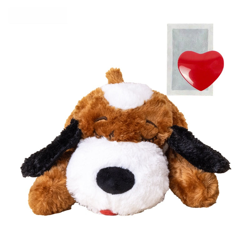 Heartbeat & Heating Calming Toy for Anxious Dogs