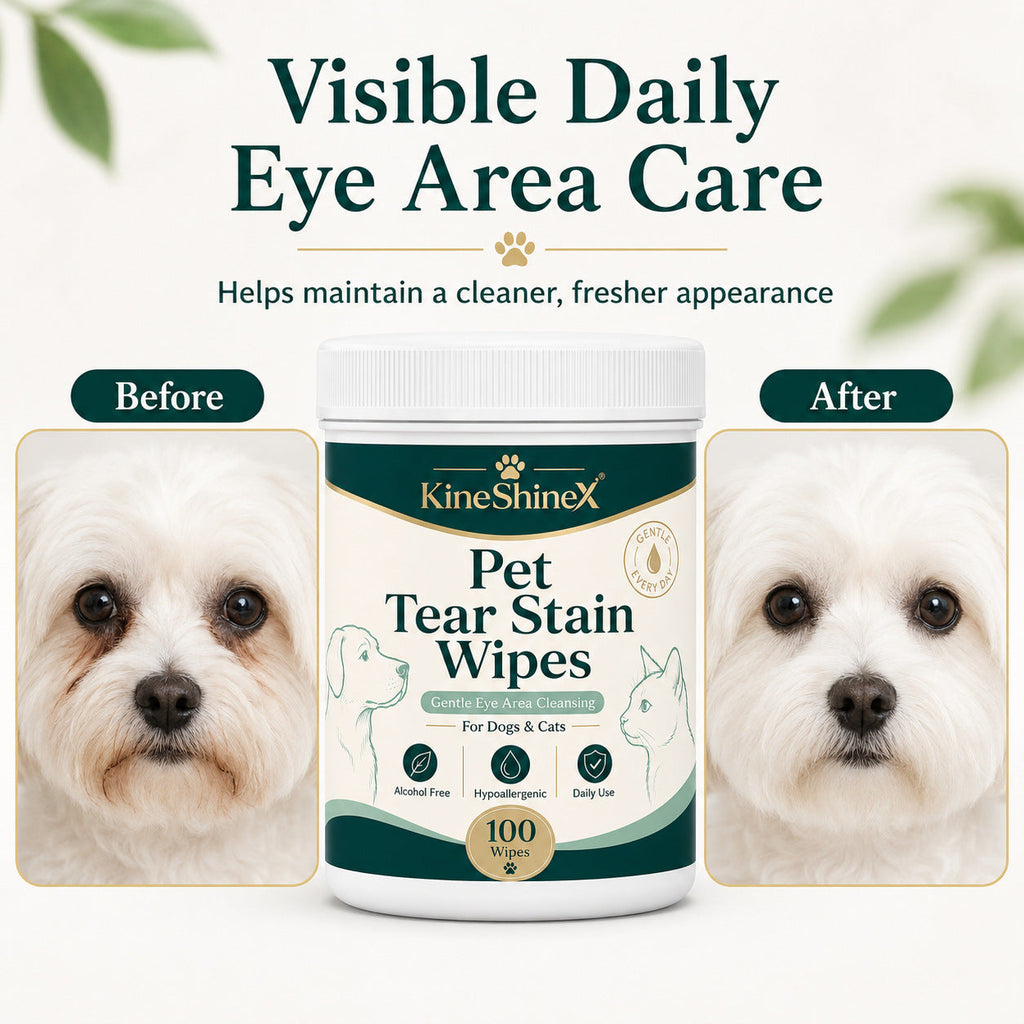 Cat and dog pet tear-stain wipes