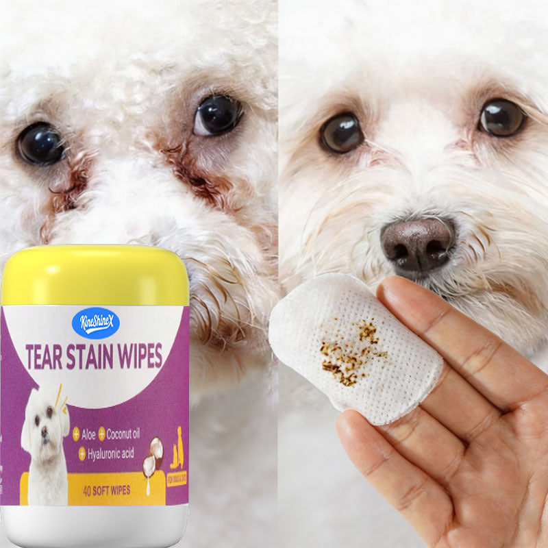 Pet Eye and Ear Cleaning Wipes for Stain and Odor Removal