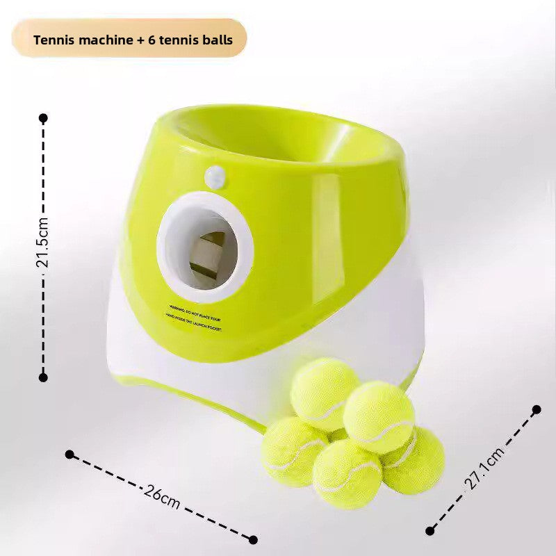 Automatic Pet Ball Launcher Toy with Tennis Balls