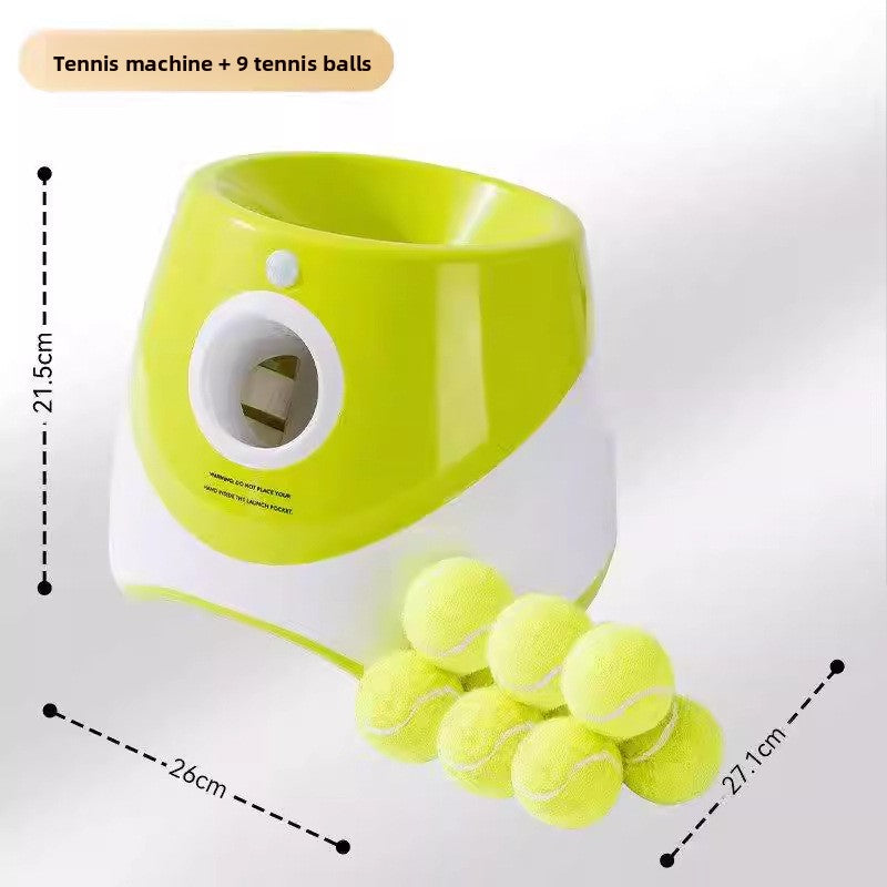 Automatic Pet Ball Launcher Toy with Tennis Balls