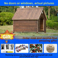 Outdoor Wooden Dog House Waterproof Kennel