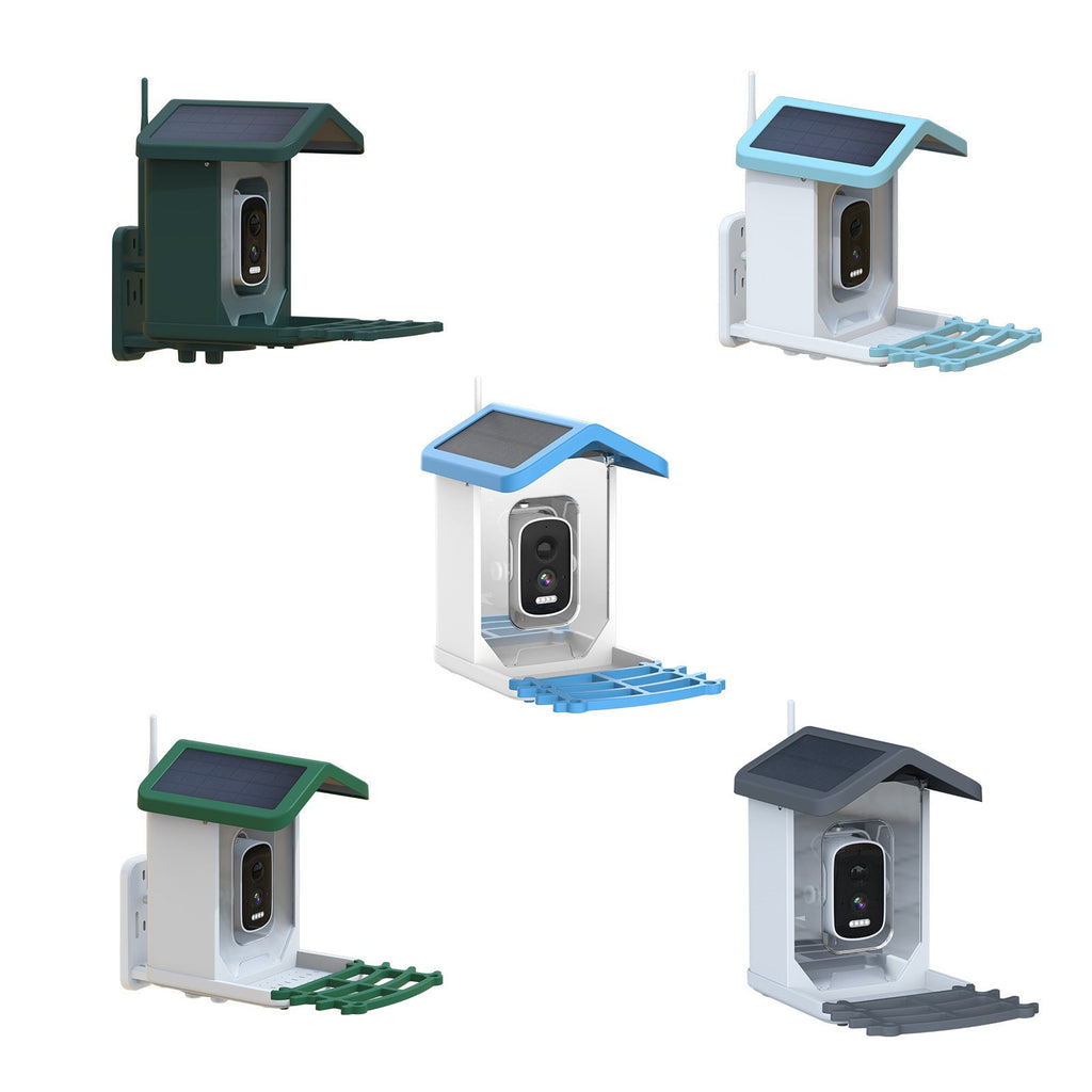 Smart Solar Bird Feeder Camera with AI Recognition