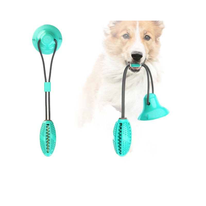 Suction Cup Dog Toy with Rope and Treat Ball